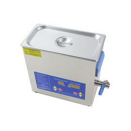 Ultrasone Schoonmakende Machine 6L die met de Digitale Reinigingsmachine van het Horlogeglazen van Tijdopnemerjuwelen wordt verwarmd