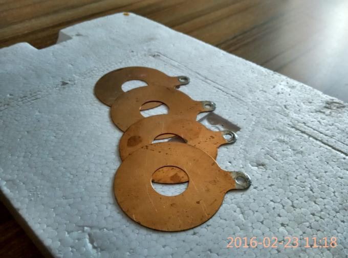 Koperelektrode 50x17mm Dikte 0.250.35mm voor Ultrasone Industrie