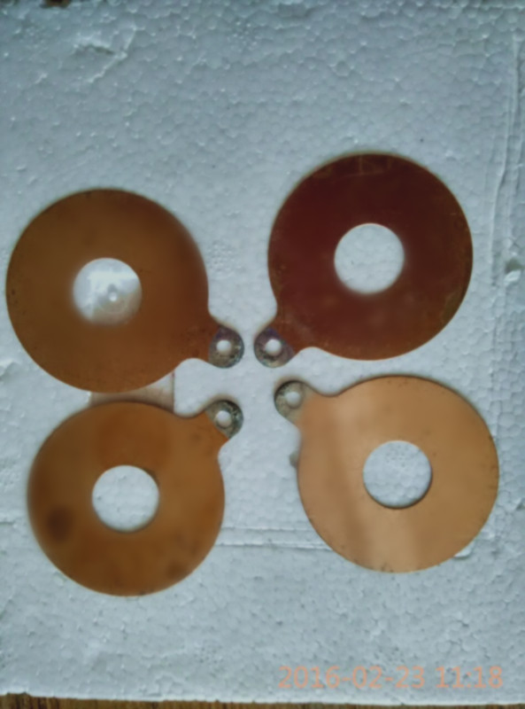 Piezoelectric Ultrasone Omvormer van de koperelektrode voor Medische Industrie, Dikke 0.250.35mm