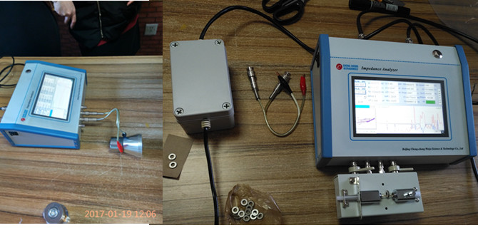 Van de de Nauwkeurigheids de Ultrasone Analysator van de 0,15 Gradenfase Frequentie 1KHZ-5MHz voor Productie