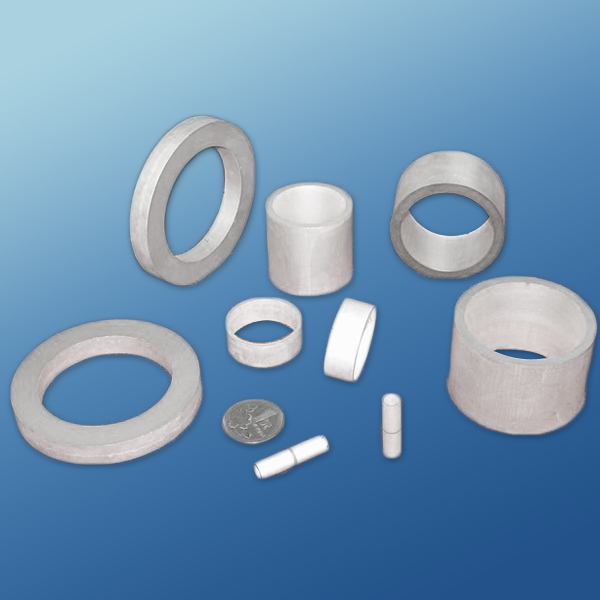 Aangepaste Grootte Piezoelectric Ceramische Plaat P4/P8-Vorm Goede Hittebestendigheid