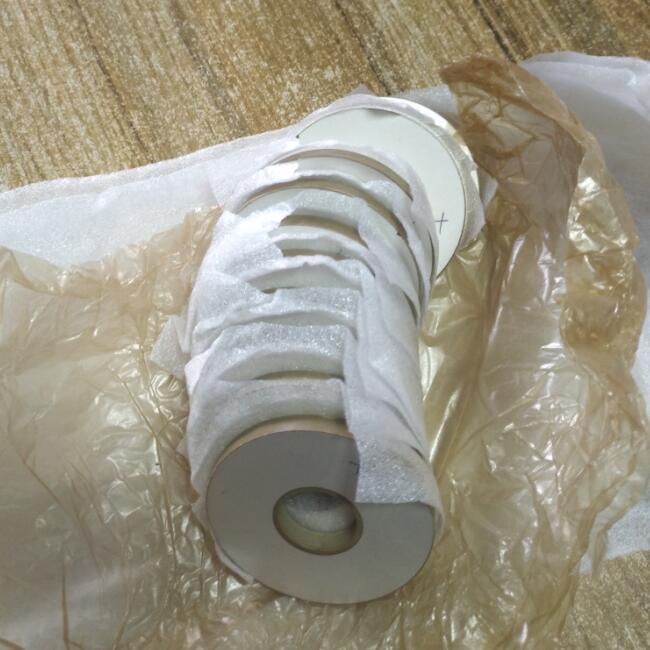 De Ultrasone Piezo Schijf van de Customziedgrootte/Piezo Ceramische Ring voor Trillingssensor